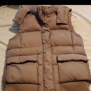 GAP hooded womens vest XS